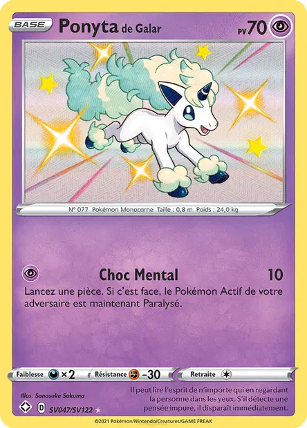 Ponyta de Galar - Reverse