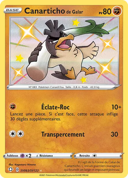 Canarticho de Galar - Reverse