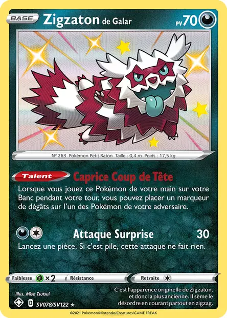 Zigzaton de Galar - Reverse