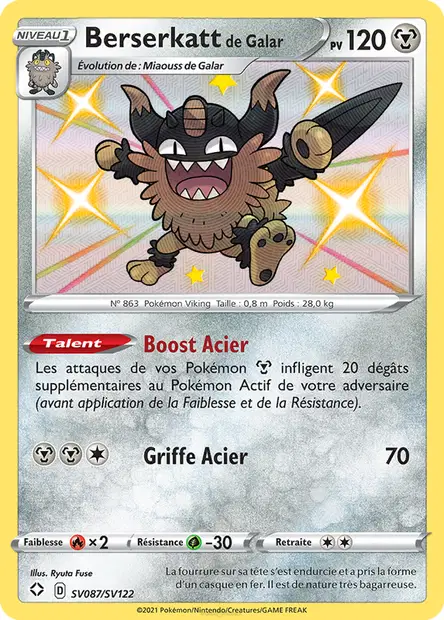 Berserkatt de Galar - Reverse
