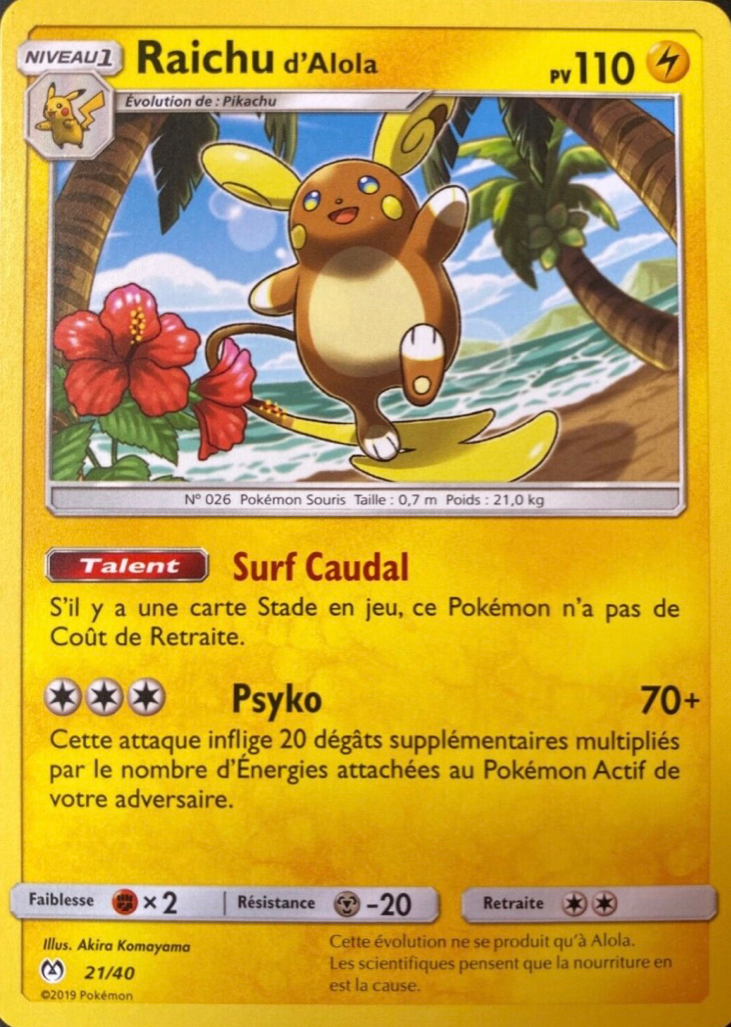 Raichu d'Alola