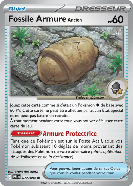 Fossile Armure Ancien 
