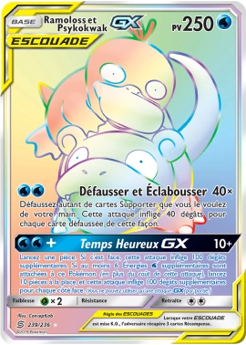 Ramoloss et Psykokwak-GX