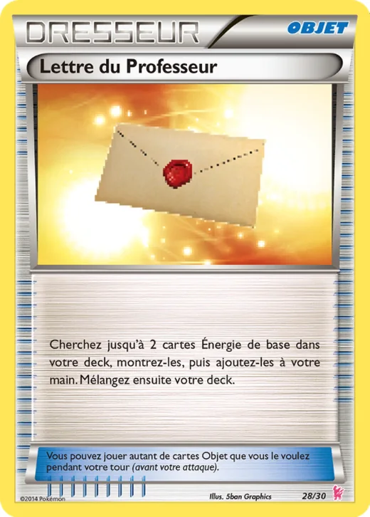 Lettre du Professeur