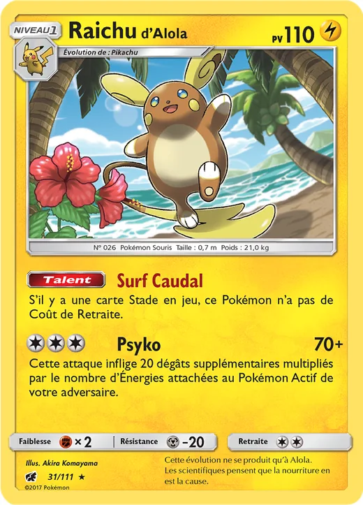 Raichu d'Alola