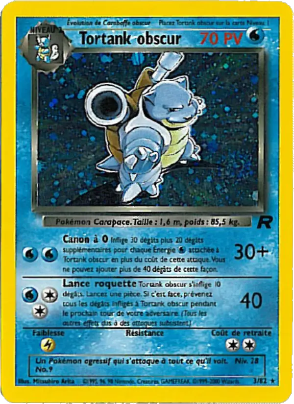 Tortank obscur - Rare