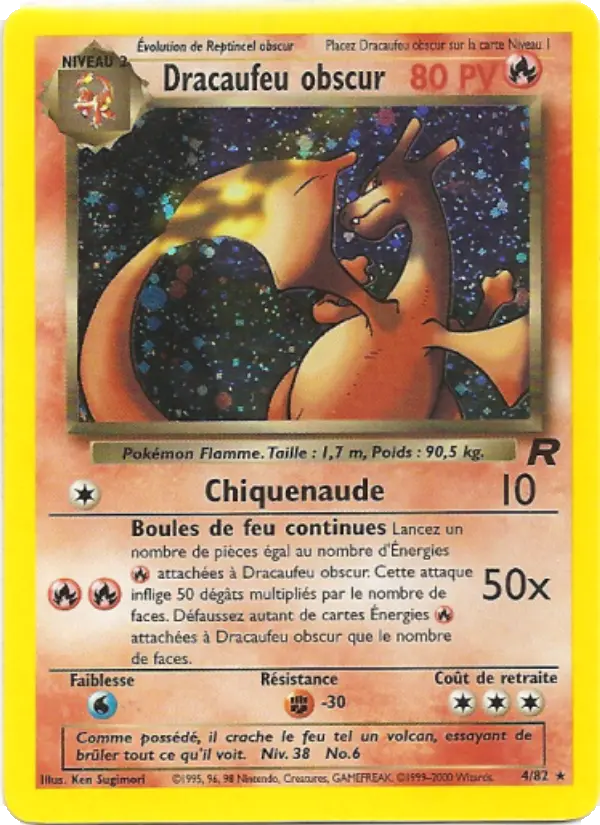 Dracaufeu obscur - Rare