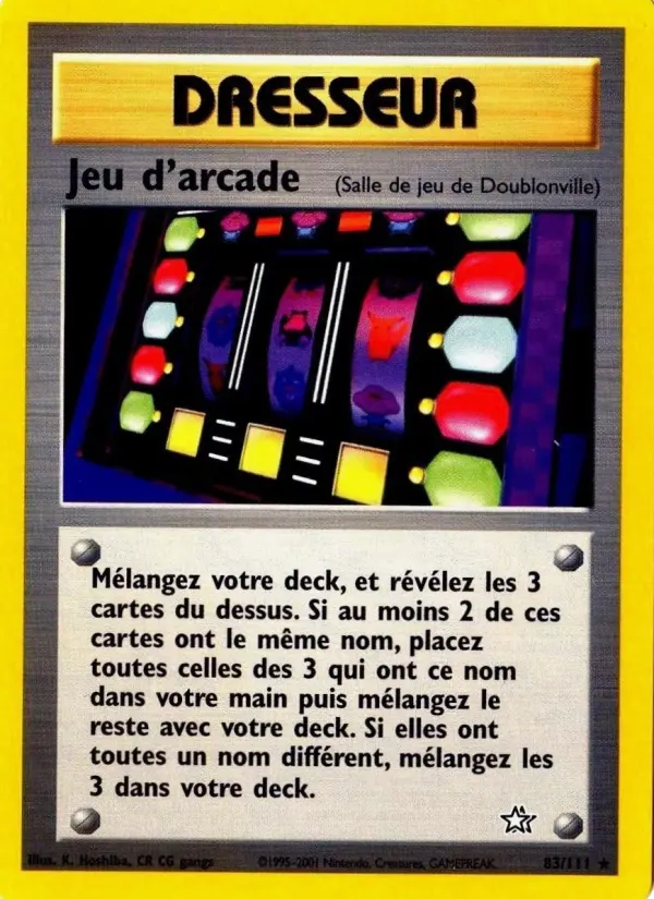 Jeu d'arcade - Rare