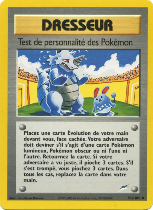 Test de personnalité des Pokémon - Peu Commune
