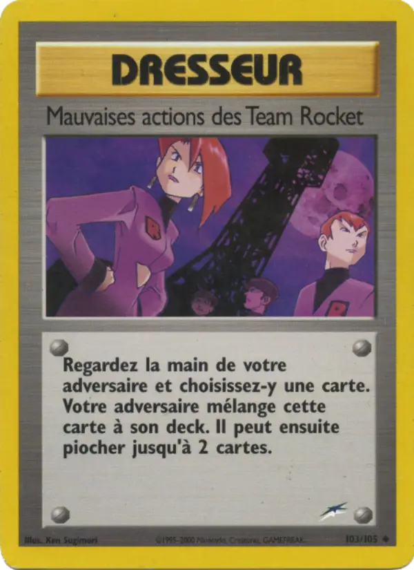 Mauvaises actions des Team Rocket - Peu Commune