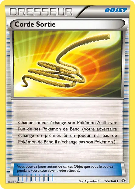 Corde Sortie